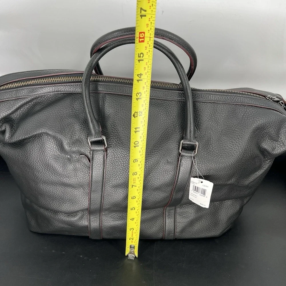 Coach Black Pebble Leather Trekker Interior Patch Design